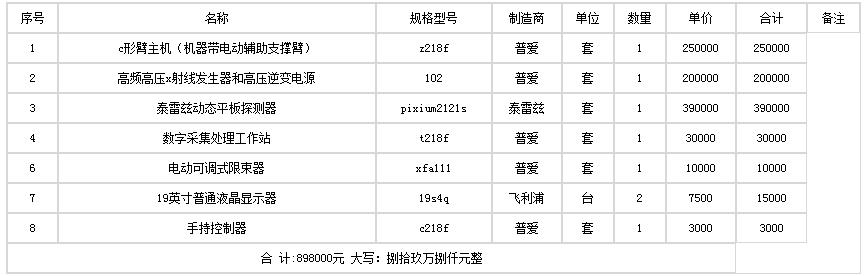 中标报价