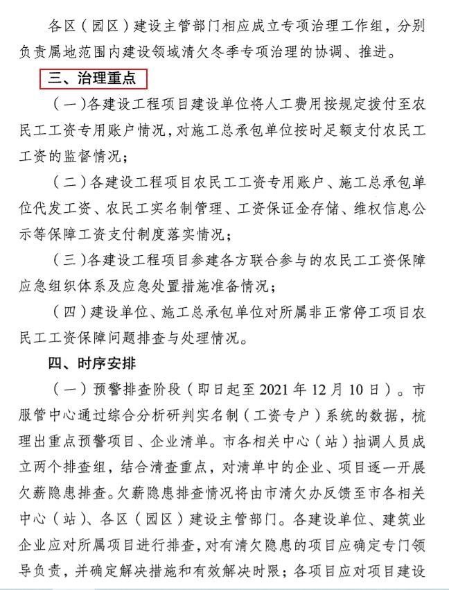 南京：即日起开展2021年建设领域清欠冬季专项治理！处罚：通报、限制、暂停承揽新工程！