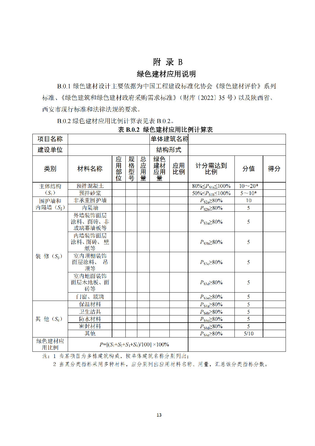 西安市绿色建材推广应用技术指南（试行）